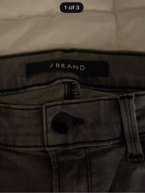J Brand Women's Grey Charcoal Slim Jeans